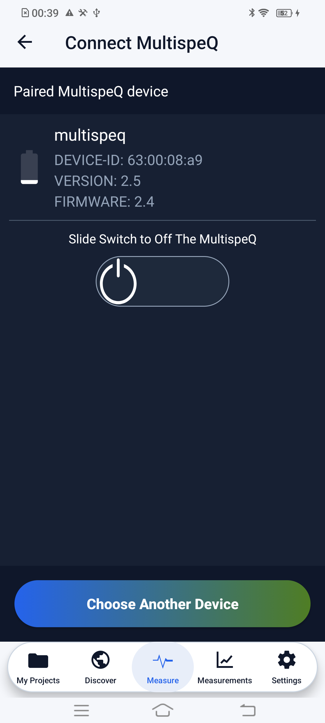 Connected MultispeQ details